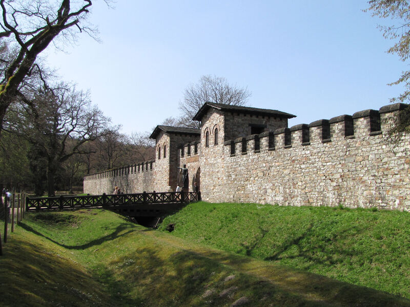 Gates of a Cobblestone Roman Fort